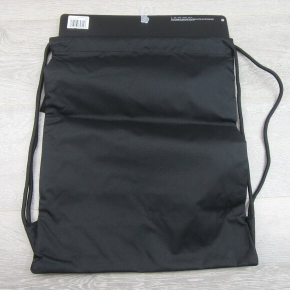 Jordan 23 Jersey Drawstring Gym Sack Bag Black Gold NEW - Picture 6 of 9